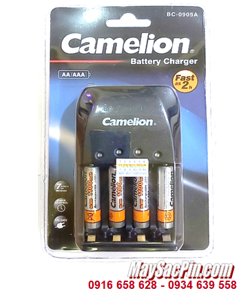 Camelion BC-0905A _Bộ sạc pin BC-0905A kèm 4 pin sạc Camelion NH-AAA1100BP2 (AAA1100mAh 1.2v)