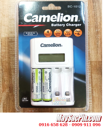 Camelion BC-1012 _Bộ sạc pin BC-1012 kèm 2 pin sạc Camelion NH-AA2500ARBP2 (AA2500mAh 1.2v)