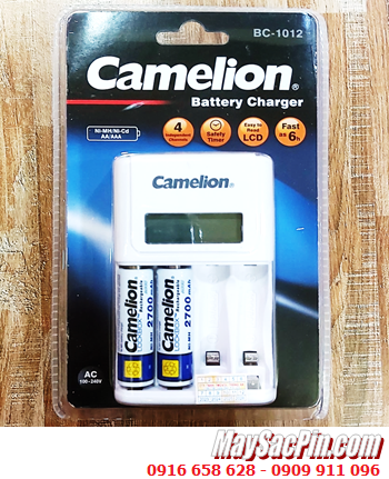 Camelion BC-1012 _Bộ sạc pin BC-1012 kèm 2 pin sạc Camelion NH-AA2700LBP2 (AA2700mAh 1.2v)