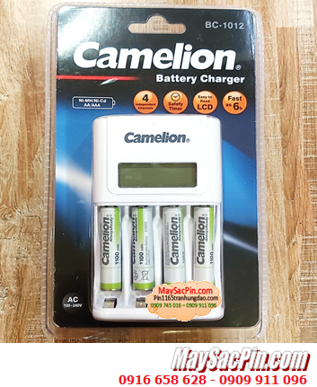 Camelion BC-1012 _Bộ sạc pin kèm sẳn 4 pin sạc Camelion NH-AAA1100ARBP2 (AAA1100mAh 1.2v)