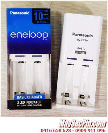 Panasonic BQ-CC50T, Máy sạc pin AA và AAA Panasonic BQ-CC50T (2 rảnh sạc) /Bảo hành 06 tháng