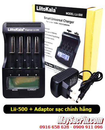 LiitoKala Lii-500 Máy sạc Pin Lithium và Đo Test Dung lượng - Nội trở Pin LiitoKala Lii-500 chính hãng